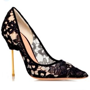 Kurt Geiger black Britton lace pumps37